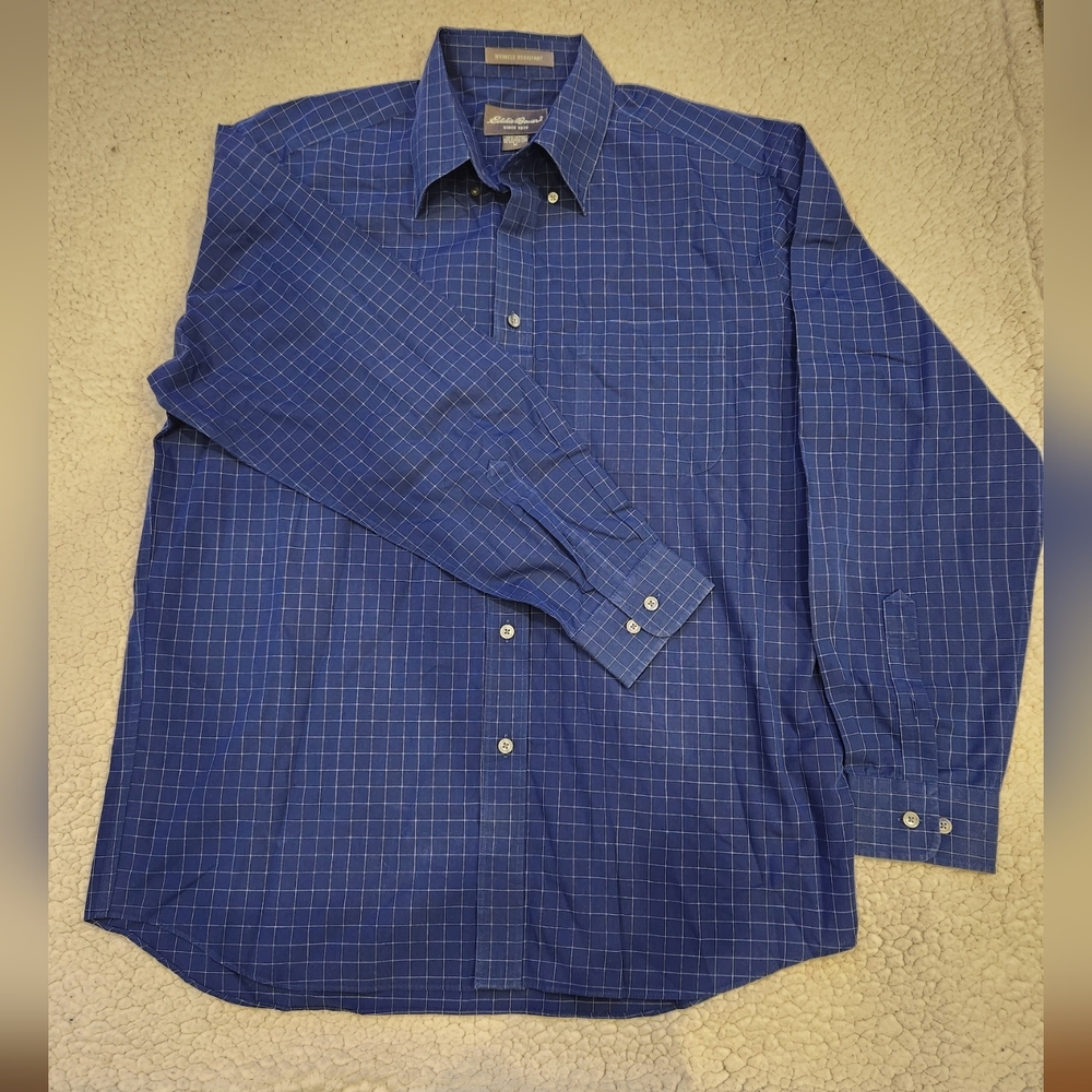 Eddie Bauer Men's Dress Shirt Size Medium